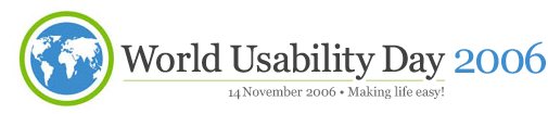 World Usability Day, 14. november 2006